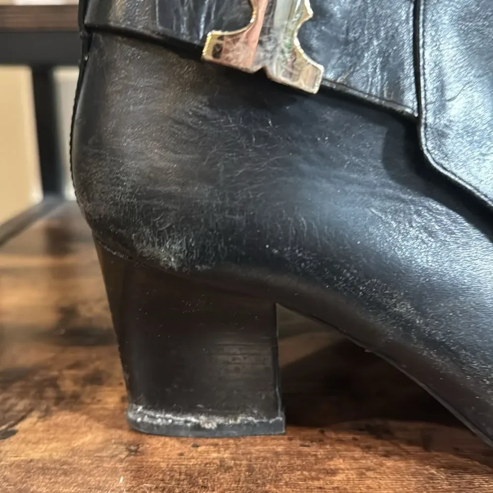Tory Burch Black‎ heeled booties size 9.5